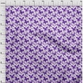 thumbnail image 3 of oneOone Cotton Poplin Purple Fabric Insect & Floral Feather Sewing Fabric By The Yard Printed Diy Clothing Sewing Supplies 42 Inch Wide, 3 of 4