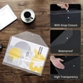 thumbnail image 2 of YQHWQ Pieces Polyethylene Oversized Envelopes File Folders Sealed Plastic Folders Inch Tabloid Size Folders School 11x17 Inch Tabloid Size Folders, 2 of 5