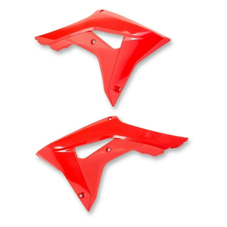 UFO Red Plastic Radiator Shrouds/Covers (HO04682-070)