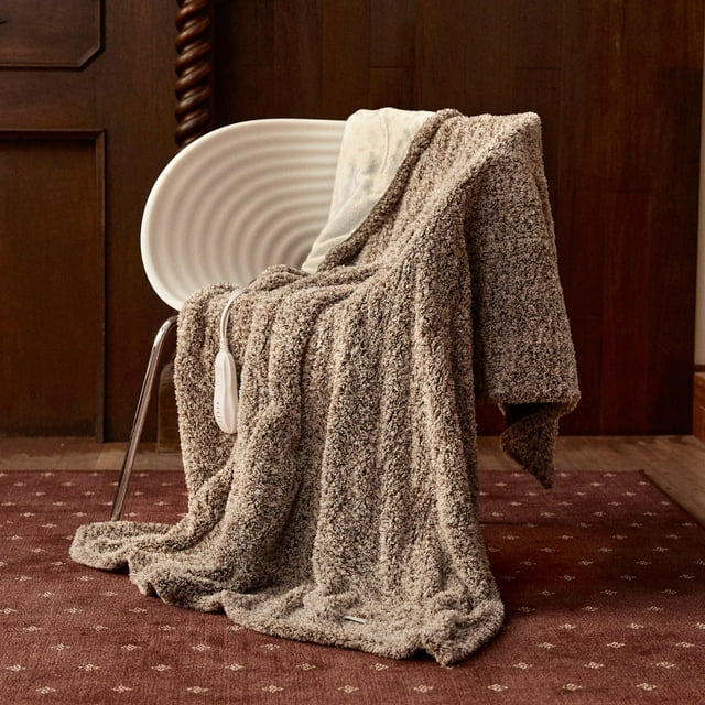 Templewet Heated Blanket Electric Throw 50" x 60" -Heated Throw Blanket with 5 Heating Levels & 3 Hours Auto Off,Machine Washable,ETL & FCC Certifica