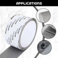 thumbnail image 3 of Banzch Strong Adhesive Screen Repair Tape, New Screen Repair Kit Window Screen Repair Tape, Fiberglass Screen Tape Mesh Repair Suitable for mesh Doors and Windows.78.7inch (5cm x 200cm)White, 3 of 7