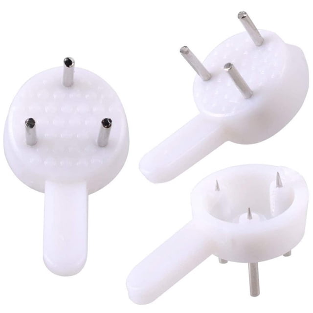 Hooks 40Pcs Invisible Nail Screws Wall Hooks No Trace Picture Hangers Traceless Multi-function Art Painting Frame Hanger