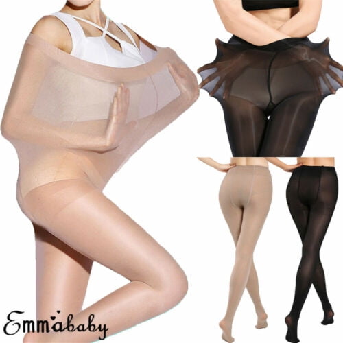 Women Super Elastic Control Top Toe Silk Stockings Tight Skinny Panty Hose Hot 