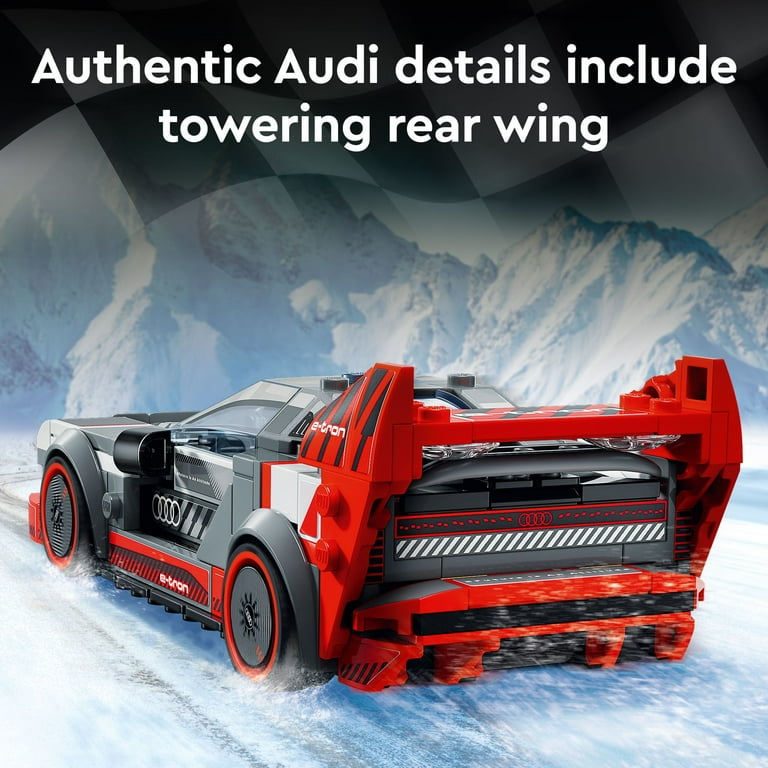 Free Shipping! LEGO Buildable Audi S1 e-tron Quattro Race Car Toy