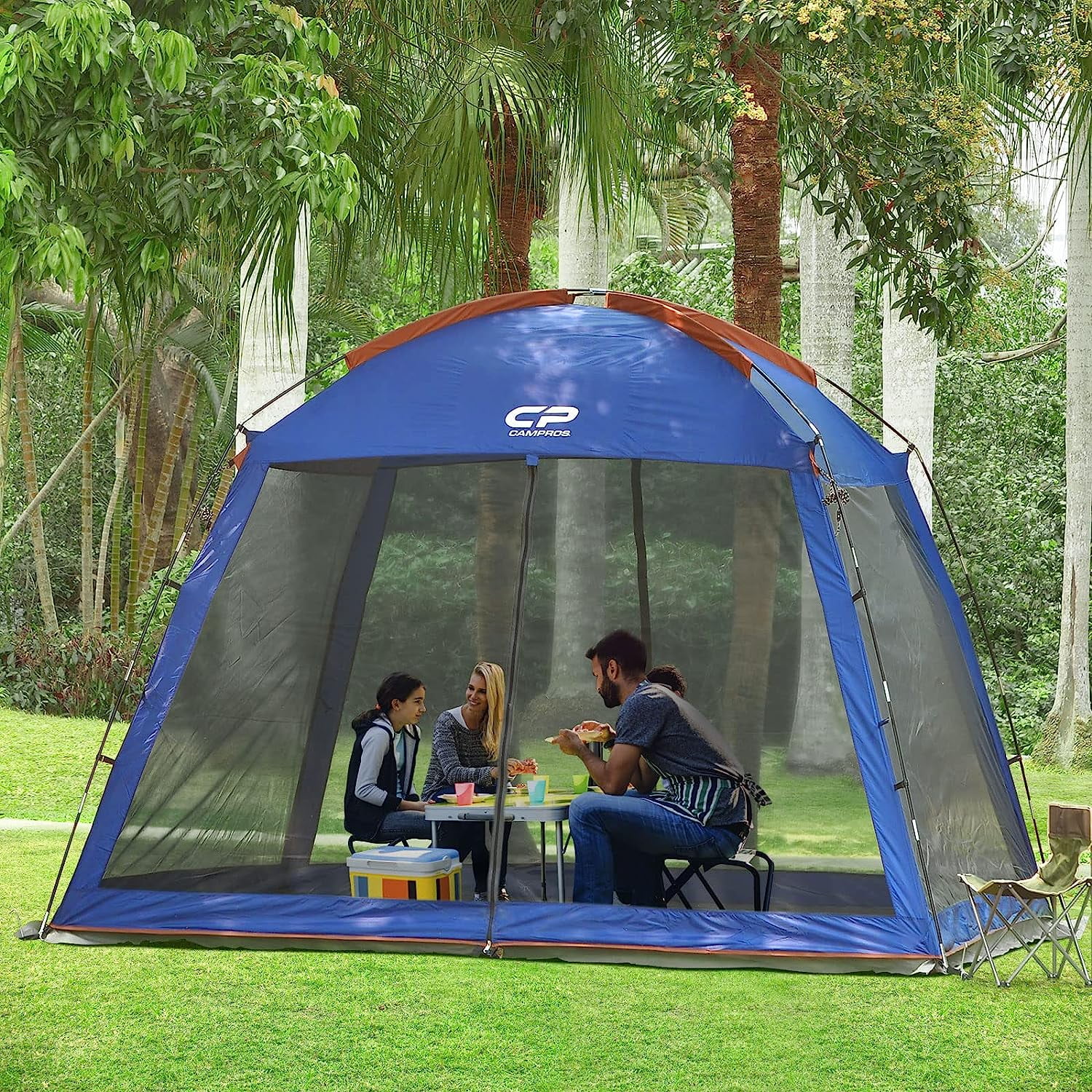 CAMPROS Screen House Room Camping Tent 10 x 10 Ft Canopy Tent Screen Shelter Gazebos Outdoor
