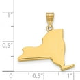 thumbnail image 2 of 14K Yellow Gold Charm Pendant New York Ny State Bail Only, 2 of 2