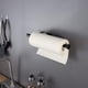 thumbnail image 5 of Porta toallas de papel, acero inoxidable SUS304, negro mate, adhesivo o taladro, accesorio para cocina y baño que ahorra espacio y no se oxida, 5 of 5