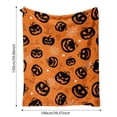 thumbnail image 3 of Manta de Halloween Ba Sket Him Her S Pooky Manta de otoño de Halloween Gi Ft B Asket para niños, adultos, marido, aniversario, San Valentín, cumpleaños Gi Ft S, 3 of 4