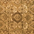 thumbnail image 1 of Ahgly Company Indoor Square Abstract Orange Modern Area Rugs, 5' Square, 1 of 4