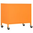 thumbnail image 3 of vidaXL Armoire de Rangement Orange 60x35x56 cm Acier, 3 of 5