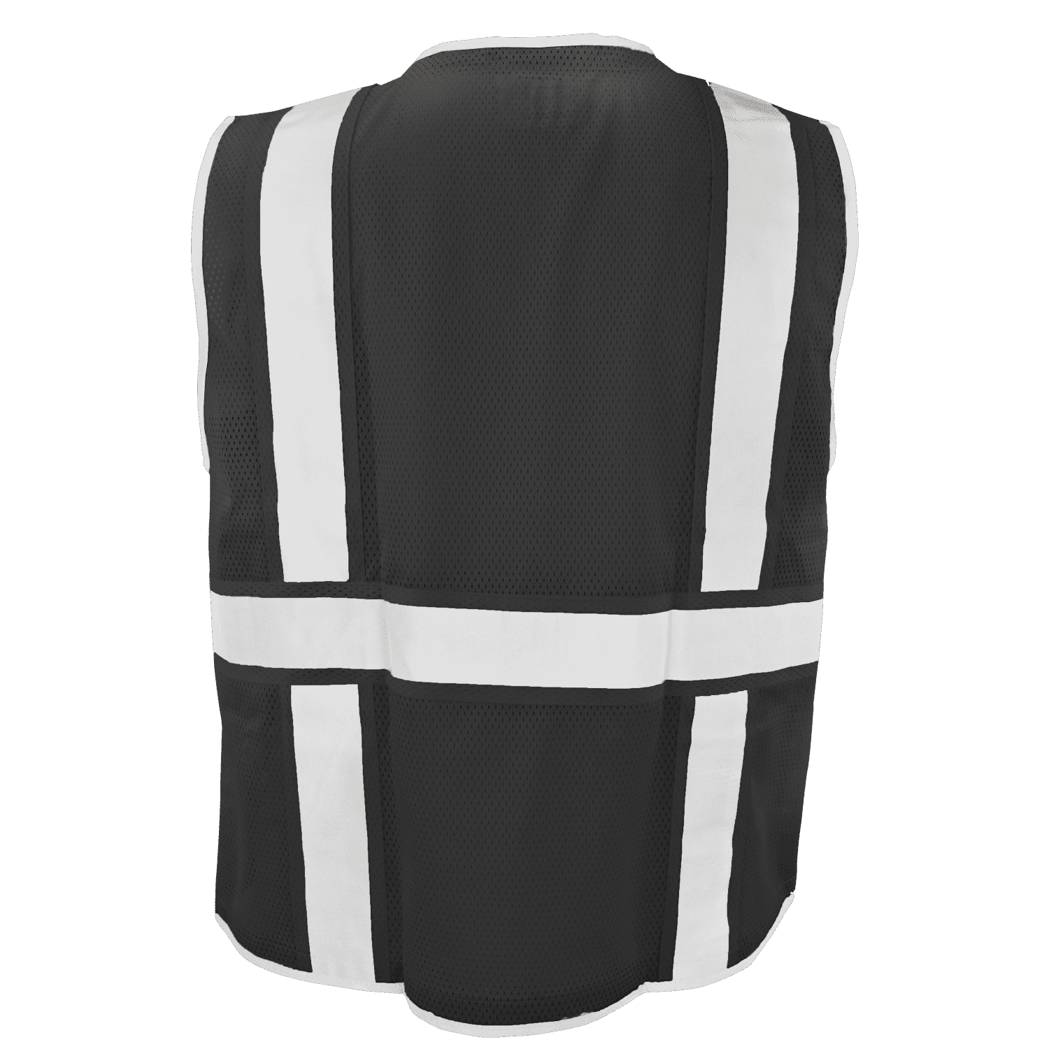 Ironwear 1241 Class 2 Safety Vest w/ Zipper, Radio Clips & Badge