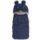 thumbnail image 1 of Saco de dormir universal suave para bebé, manta gruesa con cojín para cochecito de bebé, para invierno y exteriores, color azul marino, 1 of 14