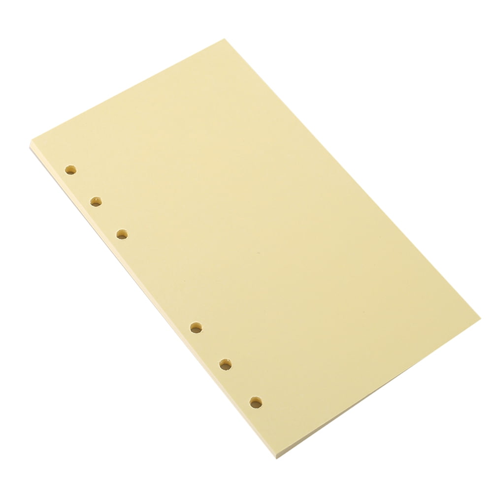 NUZYZ 40 Sheets A5/A6 6Hole Punched Looseleaf Notebook Filler Papers