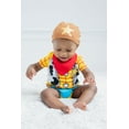 thumbnail image 3 of Disney Pixar Toy Story Woody Infant Baby Boys Cosplay Bodysuit Hat and Bib 3 Piece Newborn to Infant, 3 of 5