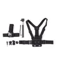 thumbnail image 1 of QIILU Adjustable Head Strap Mount Chest Harness Belt Set For Etc Sports Cameras, 1 of 8