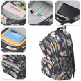 thumbnail image 4 of Sunflower Backpack for School,Cute School Bag,Schoolbag with Adjustable Shoulder Straps & Padded Back,16.9 Inch, 4 of 5