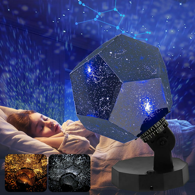 Star Projector Galaxy Lamp Starry Sky Night Light for Kids 3 Colors Star  Sky Light Projector 360 Degree Rotating Rechargeable Cosmos Celestial Night  Lamp for Bedroom Decor 