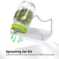 thumbnail image 3 of Sprouting Jar Kit DIY - 7PCS Seed Sprouter Set Wide Mouth Mason Jars Sprout Lids, 3 of 6