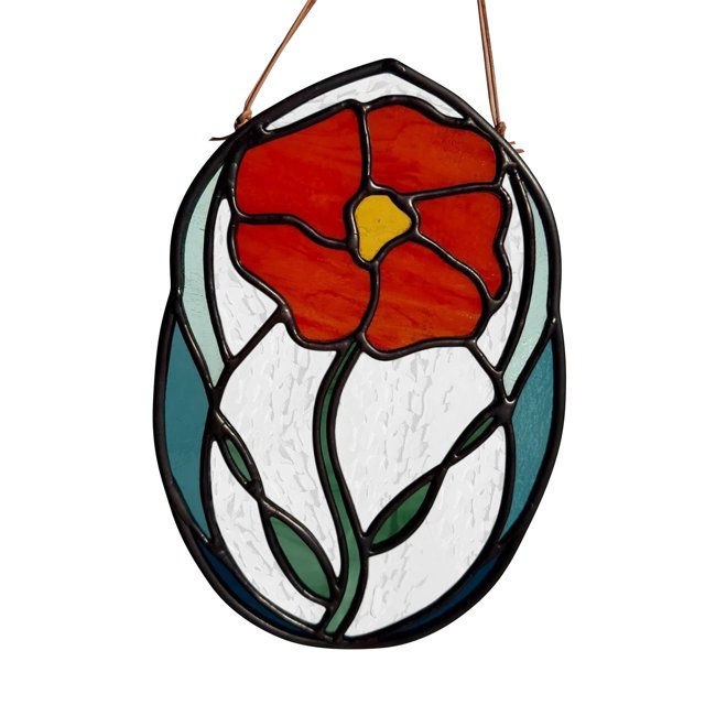 Home Decoration Rose Pendant Colorful Acrylic Flower Days Pendant Decoration