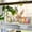 A, variant on QuanTara Easter Bunny Static Cling Window Sticker, Double-Sided Electrostatic Decoration for Glass Doors & Windows, Removable Easter Window Decal