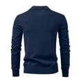 thumbnail image 6 of RongHuan Men's Long Sleeve Shirt Fashion Stripe Lapel Tshirt Spring Soild Color Shirts Button Up Tops for Men, 6 of 10