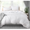 thumbnail image 1 of Juego de fundas de edredón Utopia Bedding King, 264 x 229 cm, 3 piezas, color blanco, 1 of 8