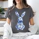 thumbnail image 5 of Camiseta de Cuello Redondo de Manga Corta de la Mujer, Top de Moda para Invierno Y Primavera Impresa de Navidad Casual 3/4, 5 of 7