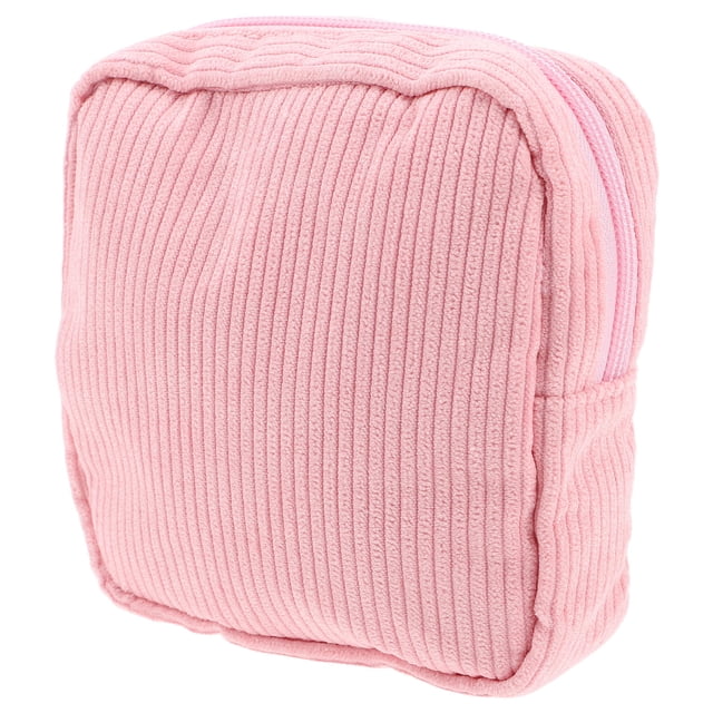 Raindrops Estuche Organizador Rosa De Para Maquillaje Y Almacenamiento De Toallas Sanitarias