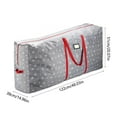 thumbnail image 3 of LanSuare Christmas Tree Storage Bag, Oxford Cloth Waterproof Christmas Tree Bag with Reinforced Handles and Zippers, for Holiday Christmas Trees(59"x20"x25", Gary), 3 of 6