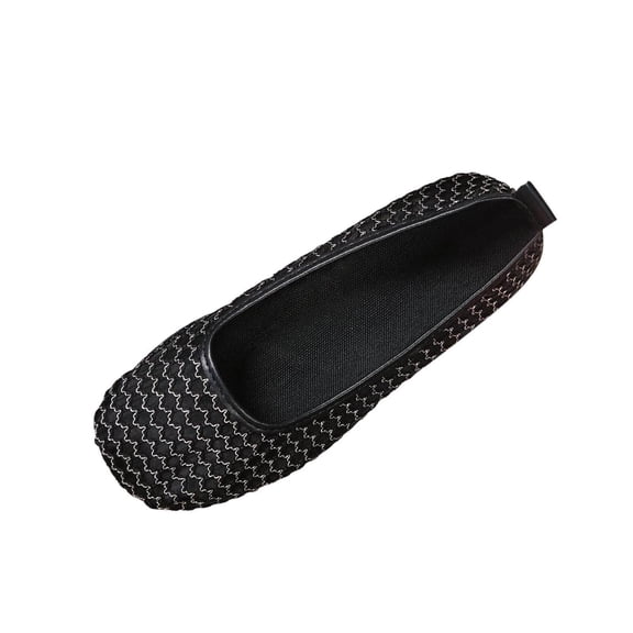 SuTry Women's Mesh Flat Shoes Round Toe Breathable Soft Sole Lightweight Slip On Comfortable Casual Walking Office Daily Ballet Flats(38)