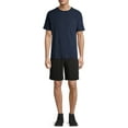 thumbnail image 5 of Athletic Works Men's and Big Men's Tri Blend T-Shirt, 2-Pack, up to Size 5XL, 5 of 11