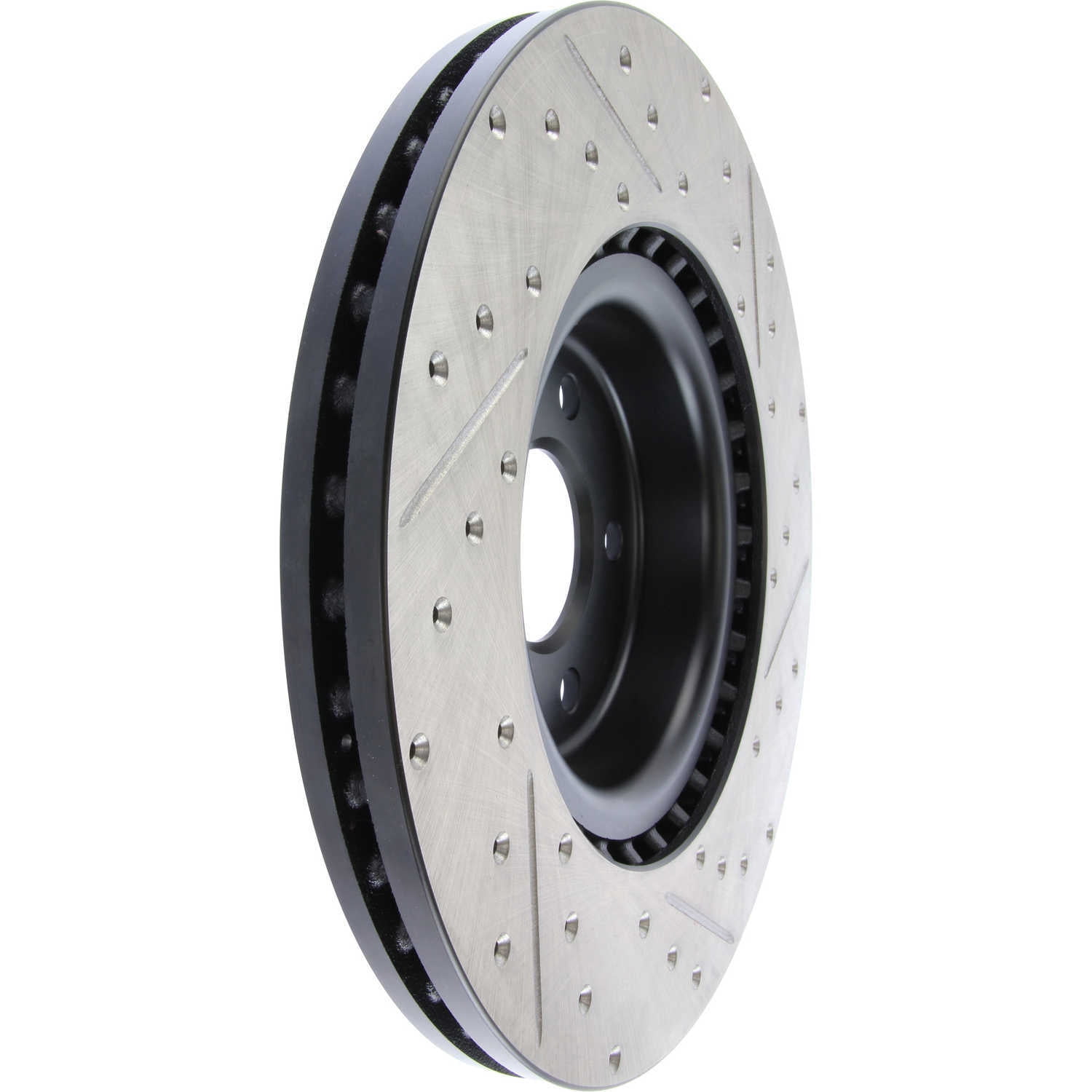 StopTech Slotted & Drilled Sport Brake Rotor Fits select: 2013-2017 AUDI Q5, 2017-2020 PORSCHE MACAN
