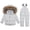 26 White, variant on Toddler Ski Jacket and Snow Bib Snowsuit Set for Boys Lightweight Warm Windproof Waterproof Snow Suits for Girls