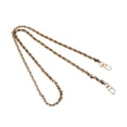 thumbnail image 3 of Abbraccia Purse Chain Strap, Cross Body Replacement Strap, Fashion Bag Chain for Small Shoulder Bag Wallet Handbag DIY Gold Chain Coffee, 3 of 10