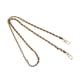 thumbnail image 3 of Correa de cadena para bolso con hebillas metálicas, correa de repuesto para bolso cruzado de 120 cm Cadena de café dorada, 3 of 9