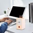 thumbnail image 4 of Clearance!Desk Organizer With Desk Calendar, Multi-Functional Pencil Pen Holder for Desk, Plastic Desk Organizers and Storage, Desktop Organizer for School Office Art Supplies, 4 of 9
