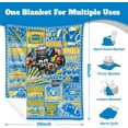 thumbnail image 6 of Football Blanket Fan Gifts for Men Women Football Team Color Merch Gear 60" x 50" Sport Blanket Sofa Bed Couch, 6 of 6