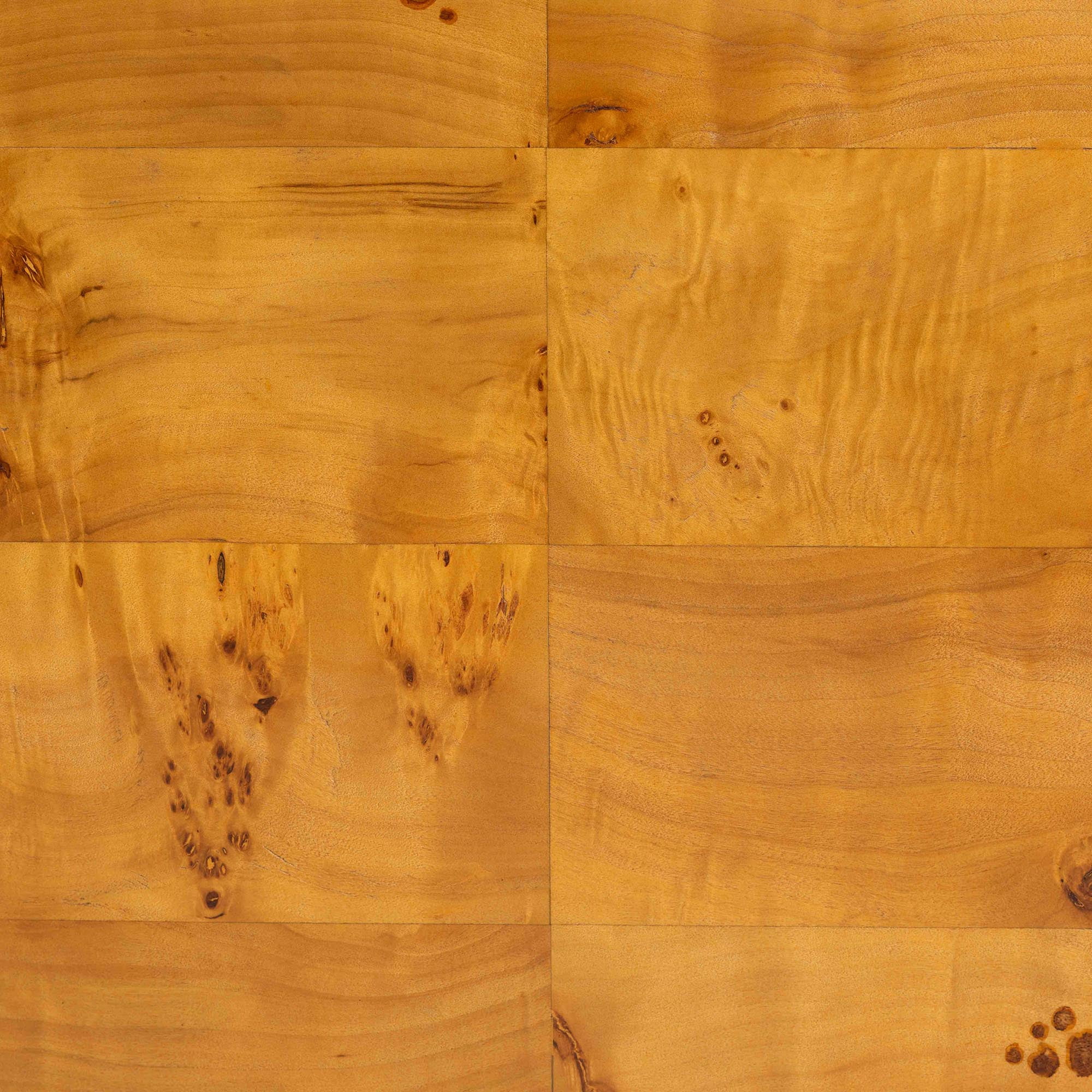 bali & pari Huxley Modern Coffee Table, Light Mappa Burl