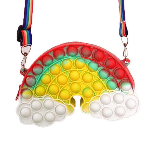 Hombro De Juguete Sensorial De Burbuja De Empuje, Juguetes Para Aliviar El Estrés, Juguete De Descompresión De Silicona, Regalos De Navidad Para Niños Y Adultos seitruly HA040255-03