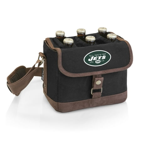 New York Jets Beer Caddy Cooler Tote with Opener - No