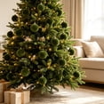 thumbnail image 6 of Solid Velvet Christmas Ball Ornament Set Fabric Hanging Baubles for Xmas Tree Holiday Decor, 6 of 6