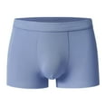 thumbnail image 1 of Mens Underwear Solid Hip Lift Athletic Breathable Non-marking Boxer Briefs Boxer Underwear, 1 of 2