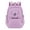 Z95-Purple, variant on Color Block Flap Embroidered Slogan Backpack Orthopedic Spine Support Large Capacity Waterproof Teen Back To School Bookbag