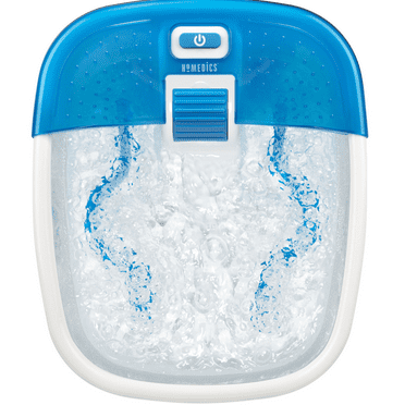 Homedics Bubble Bliss® Deluxe Foot Spa Surrounds Your Feet with Massaging Bubbles - Blue