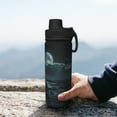thumbnail image 7 of Goofa Moonlit Night Sky Shark Print 18oz Sports Insulated Kettle With Straw Water Bottle Sports Water Bottle For Running Hiking Cycling Climbing Mans Womans, 7 of 7