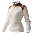 thumbnail image 4 of Tanghaowl Women's Sweatshirt Printed Pullover Sweatshirt Long Sleeve Crewneck Casual Comfortable Blouse for Daily Wear and Outfits White L, 4 of 5