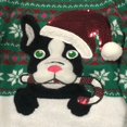 thumbnail image 2 of It's Our Time Girls Green Sequin Santa Dog Holiday Christmas Sweater Medium 8-10, 2 of 2