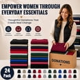 thumbnail image 7 of BILLIONHATS Womens Long ize Long Sleeve Oversized T-Shirts, Cotton Casual Fit Sleeved Tees Tops – Baggy Style Bulk Wholesale Tshirt Packs (24 Pack Dark, Size-Large), 7 of 7