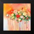 thumbnail image 2 of Atelier B Art Studio 12x12 Black Modern Framed Museum Art Print Titled - Bouquet of Abstract Flowers Multicolor, 2 of 5