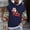 001 Blue, variant on Mens Ugly Christmas Hoodies Plus Size Santa Claus Long Sleeve Sweatshirt Vacation Xmas Drawstring Pullover